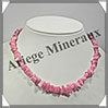 RHODOCHROSITE - Collier Baroque - Morceaux Moyens - 43 cm - M002 Argentine