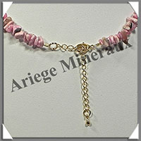 RHODOCHROSITE - Collier Baroque - Morceaux Moyens - 43 cm - M002
