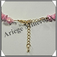 RHODOCHROSITE - Collier Baroque - Morceaux Moyens - 43 cm - M003