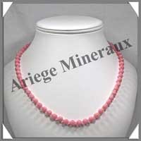 RHODOCHROSITE - Collier Perles 6 mm - 50 cm - C001