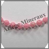 RHODOCHROSITE - Collier Perles 6 mm - 50 cm - C001