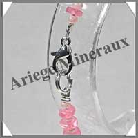 RHODOCHROSITE Cristallise - Collier Compos + Bracelet - Soucoupes 7x3 mm - 50 cm - C001