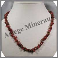 RHODONITE - Collier Baroque - 40 cm - MCXRD