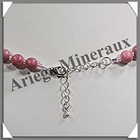 RHODONITE - Collier Perles 8 mm - 45 cm - M001