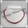 RHODONITE - Collier Perles 8 mm - 45 cm - M002 Prou
