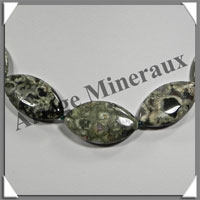 RHYOLITE - Collier Compos - 13 Ovales 30x15 mm - 46 cm - C001