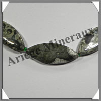 RHYOLITE - Collier Compos - 13 Ovales 30x15 mm - 46 cm - C002