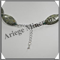 RHYOLITE - Collier Compos - 13 Ovales 30x15 mm - 45 cm - C004