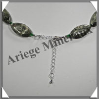 RHYOLITE - Collier Compos - 13 Ovales 30x15 mm - 46 cm - C002
