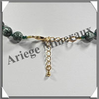 SERAPHINITE - Collier Perles 8 mm - 43 cm - M001