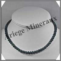SERAPHINITE - Collier Compos + Bracelet - Soucoupes 7x3 mm - 42 cm - C001