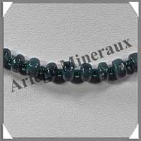 SERAPHINITE - Collier Compos + Bracelet - Soucoupes 7x3 mm - 42 cm - C001