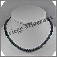 SERAPHINITE - Collier Compos + Bracelet - Soucoupes 7x3 mm - 42 cm - C002