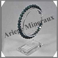 SERAPHINITE - Collier Compos + Bracelet - Soucoupes 7x3 mm - 42 cm - C002