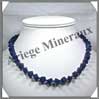 SODALITE - Collier Compos - Cubes 6 mm - 45 cm - A005 Brsil