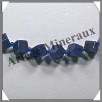 SODALITE - Collier Compos - Cubes 6 mm - 45 cm - A005