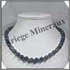 SODALITE - Collier Perles 10 mm - 47 cm - M001 Brsil