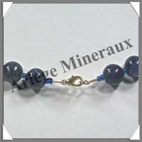 SODALITE - Collier Perles 10 mm - 47 cm - M001