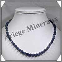 SODALITE - Collier Perles 6 mm - 49 cm - M002