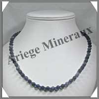 SODALITE - Collier Perles 6 mm - 48 cm - M003