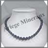SODALITE - Collier Perles 8 mm - 46 cm - M001 Brsil
