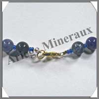 SODALITE - Collier Perles 8 mm - 46 cm - M001