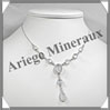 SPECTROLITE Cristallise - Collier Argent - 9 Cabochons - 42 cm - P004 Brsil