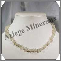 SPECTROLITE (Pierre de Lune Bleue) - Collier Baroque - 40 cm - C30028