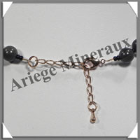 STAURODITE - Collier Compos - 5 Disques 20 mm - 45 cm - M001