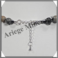 STAURODITE - Collier Compos - 7 Disques 20 mm - 45 cm - M003