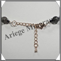 STAURODITE - Collier Compos - 5 Perles Baroques 25x20x12 mm - 44 cm - M007