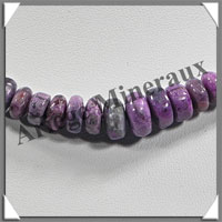 SUGILITE - Collier Compos - Disques 5  9 mm en dgrad - 42 cm - P002