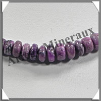 SUGILITE - Collier Compos - Disques 5  8 mm en dgrad - 42 cm - P008