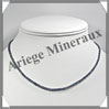 TANZANITE - Collier Disques Facets de 2 mm - 44 cm - M002 Tanzanie