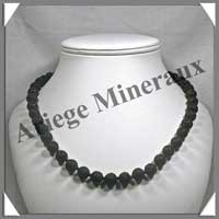 TECTITE - Collier Perles 10 mm - 49 cm - C001