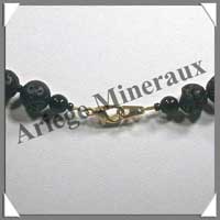 TECTITE - Collier Perles 10 mm - 49 cm - C001
