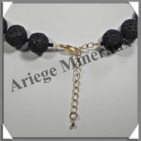 TECTITE - Collier Perles 14 mm - 45 cm - C001