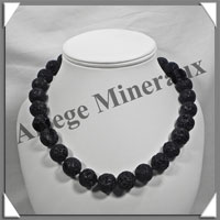 TECTITE - Collier Perles 16 mm - 46 cm - C001