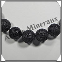 TECTITE - Collier Perles 16 mm - 46 cm - C001