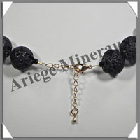 TECTITE - Collier Perles 16 mm - 46 cm - C001