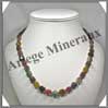 TOURMALINE Multicolore - Collier Compos - Nuggets 10x10 mm - 50 cm - C001 Afrique du Sud