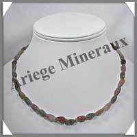 TOURMALINE Multicolore - Collier Compos - Nuggets 6  8 mm - 45 cm - C016