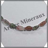 TOURMALINE Multicolore - Collier Compos - Nuggets 6  8 mm - 45 cm - C016