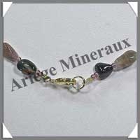 TOURMALINE Multicolore - Collier Compos - Nuggets 6  8 mm - 45 cm - C016