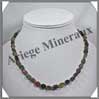 TOURMALINE Multicolore - Collier Compos - Nuggets 8  10 mm - 45 cm - C019 Afrique du Sud