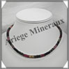 TOURMALINE Multicolore - Collier Compos - Disques Facets 6x3 mm - 42 cm - M002 Afrique du Sud