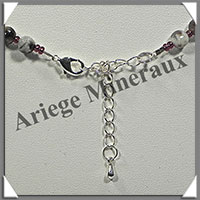 TOURMALINE Multicolore - Collier Perles Facetes 6 mm - 47 cm - M001