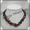 TOURMALINE Multicolore - Collier Baroque (Gros Morceaux) - 41 cm - M022 Afrique du Sud
