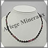 TOURMALINE Multicolore - Collier Compos - Olives 6x6 mm - 47 cm - M002 Afrique du Sud