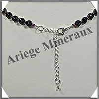 TOURMALINE Multicolore - Collier Compos - Olives 6x6 mm - 47 cm - M002